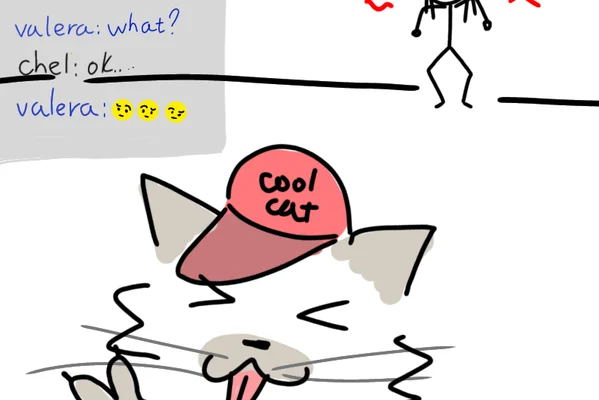 The cat runs his own telegram channel and annoys everyone
