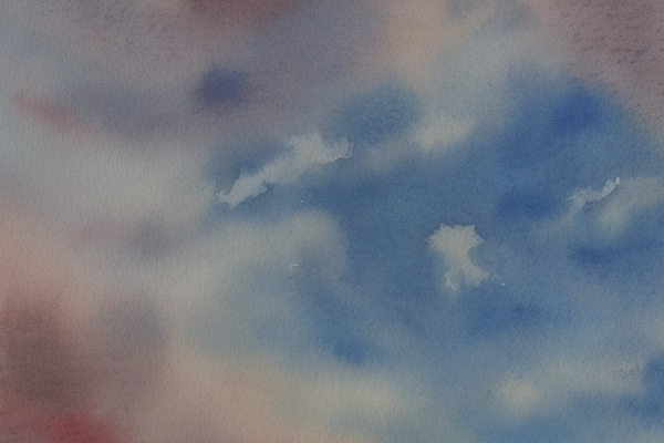 The clear sky has left us