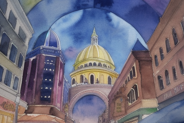 The city under the magic dome