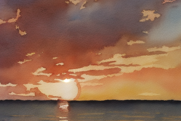 The Intertwining Of A Summer Sunset