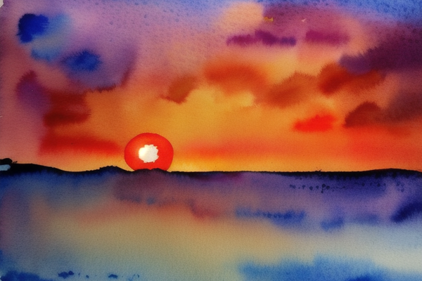 The story of one sunset